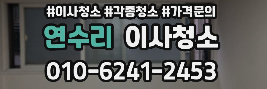 연수리 이사청소