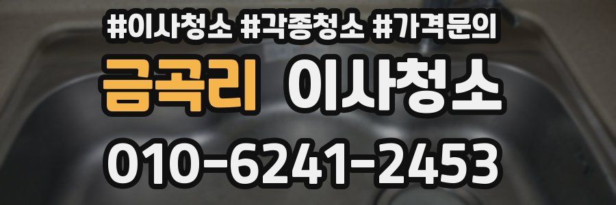 금곡리 이사청소