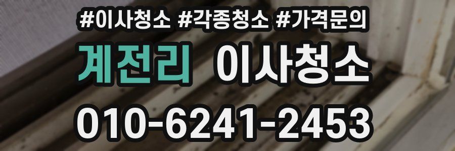 계전리 이사청소