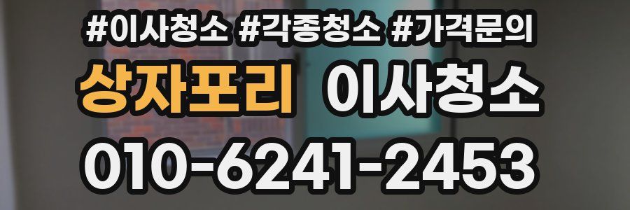 상자포리 이사청소