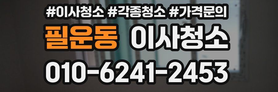 필운동 이사청소