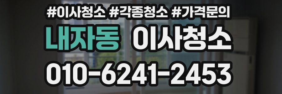 내자동 이사청소