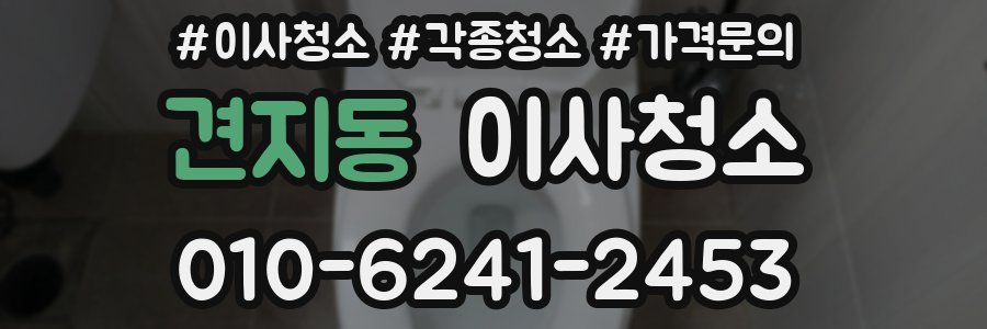견지동 이사청소