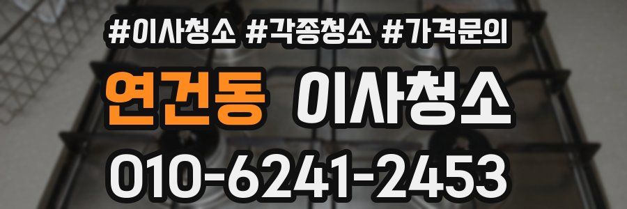 연건동 이사청소