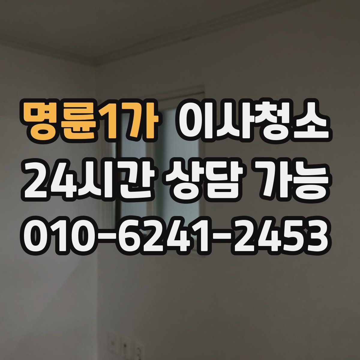 명륜1가 원룸청소