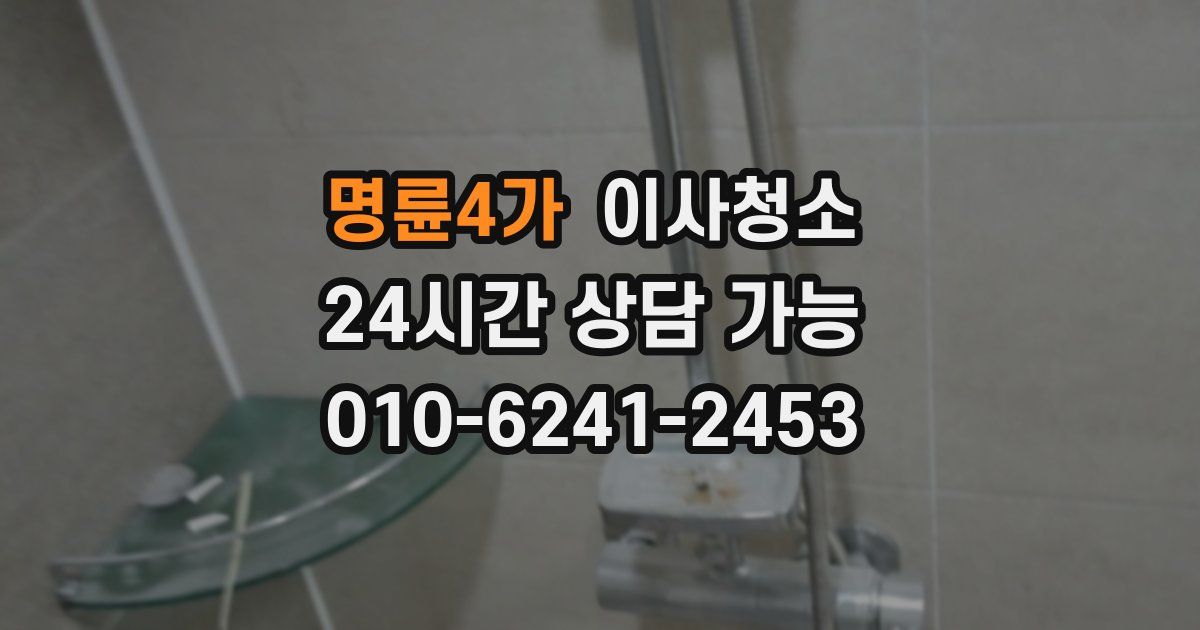 명륜4가 입주청소