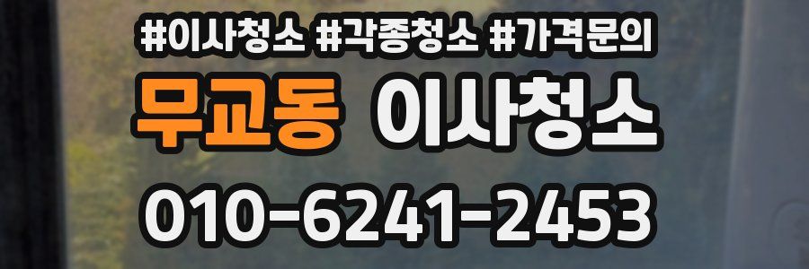 무교동 이사청소