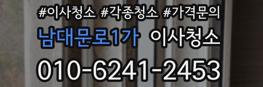 남대문로1가 이사청소