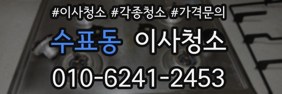 수표동 이사청소