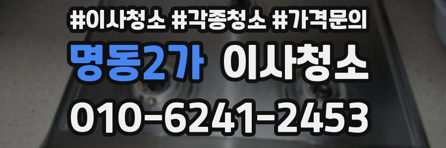 명동2가 이사청소