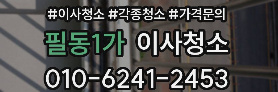 필동1가 이사청소