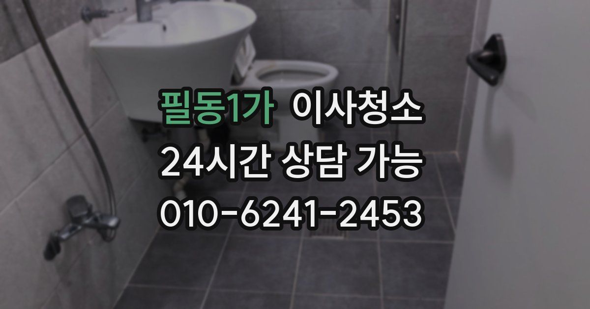 필동1가 입주청소