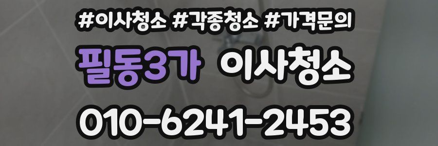 필동3가 이사청소