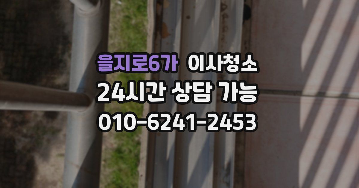 을지로6가 입주청소
