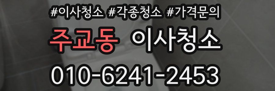 주교동 이사청소