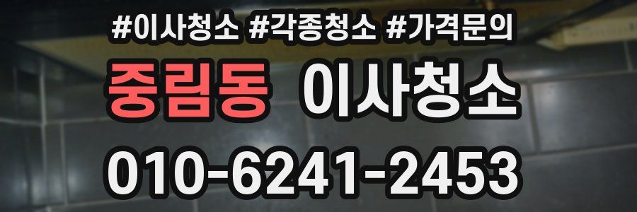 중림동 이사청소