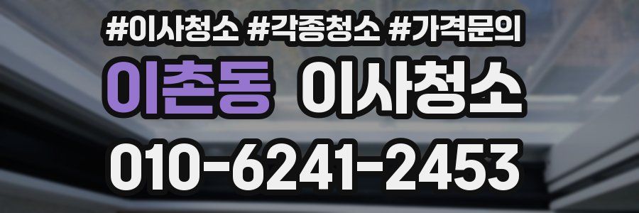 이촌동 이사청소