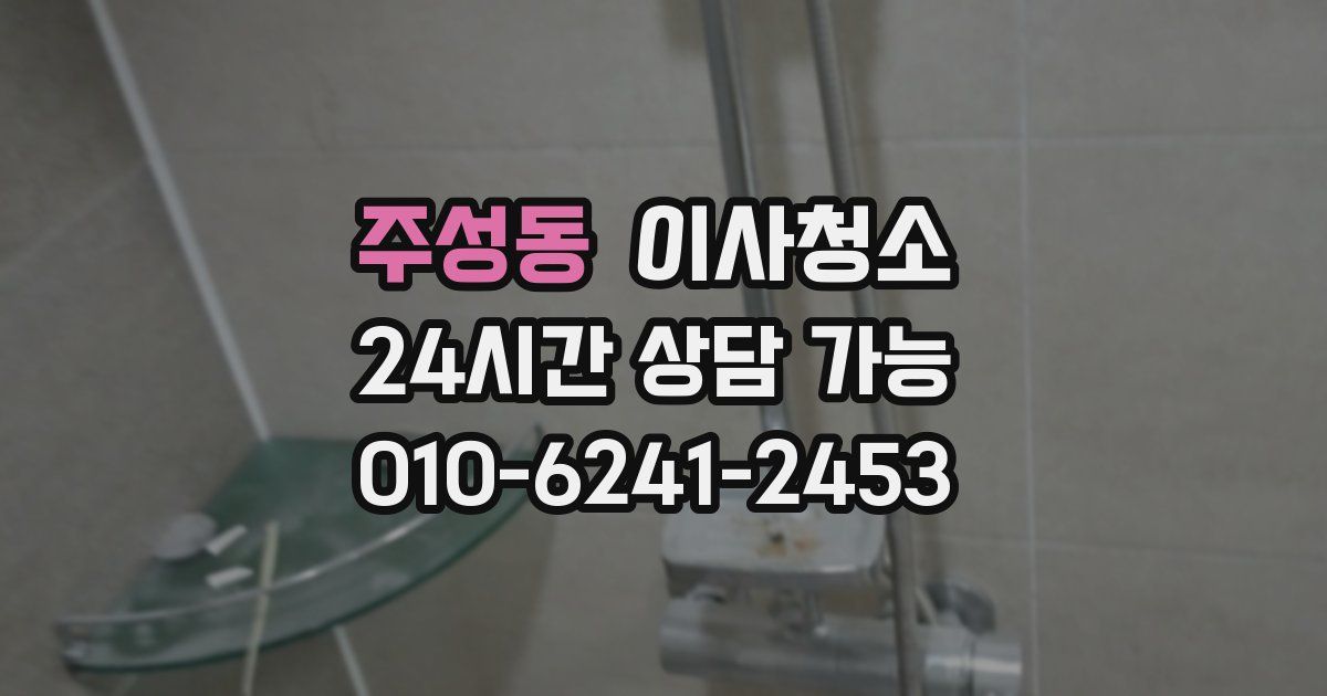 주성동 입주청소