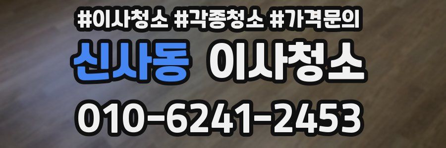 신사동 이사청소