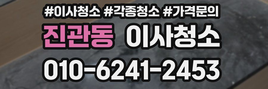 진관동 이사청소