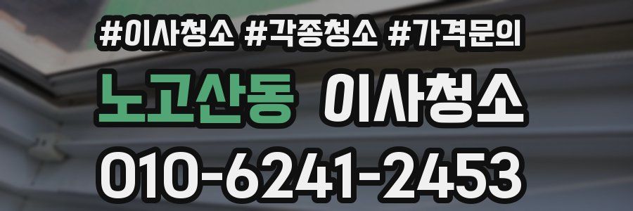 노고산동 이사청소