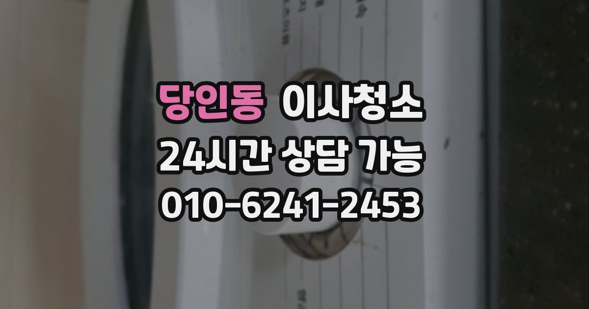 당인동 입주청소