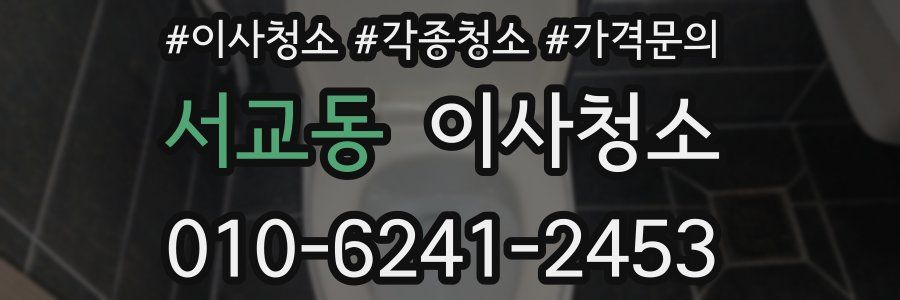 서교동 이사청소