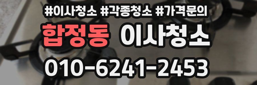 합정동 이사청소