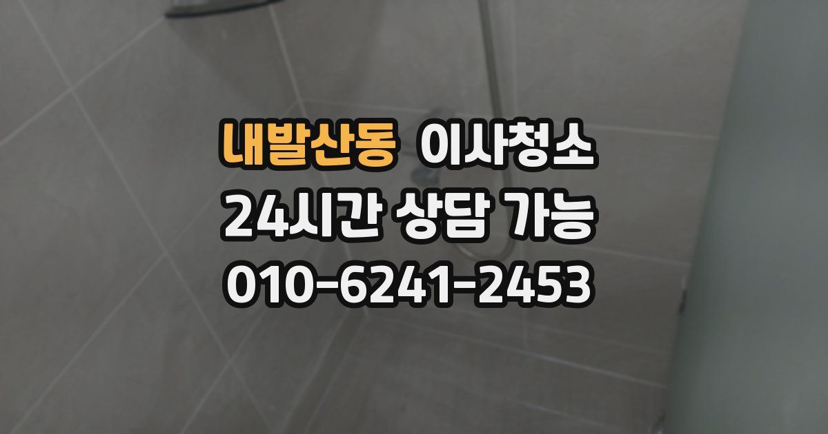 내발산동 입주청소