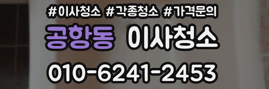 공항동 이사청소