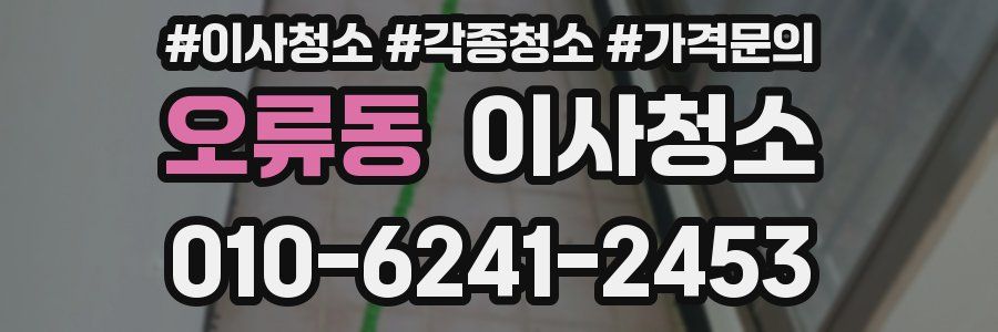 오류동 이사청소