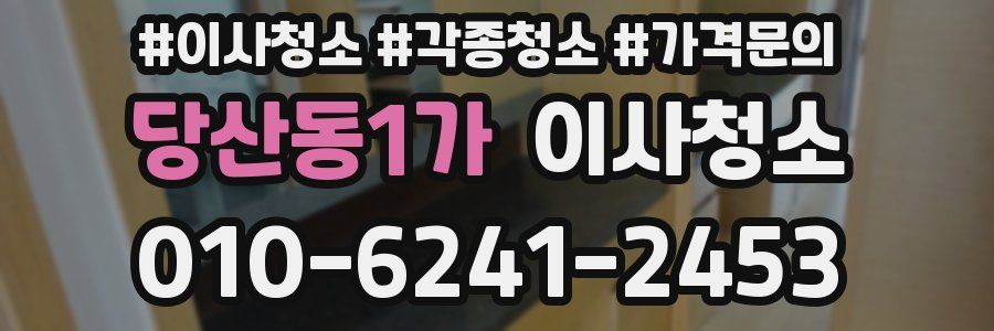 당산동1가 이사청소