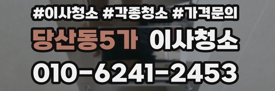 당산동5가 이사청소