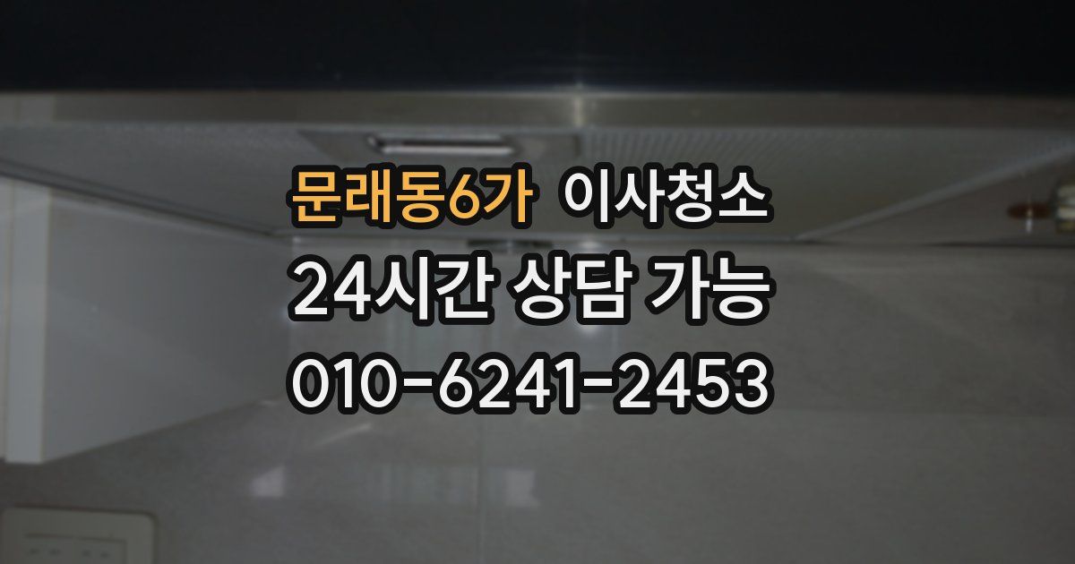문래동6가 입주청소
