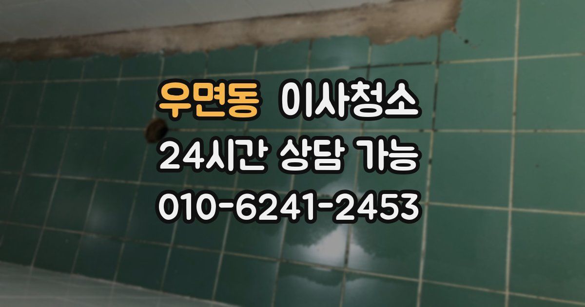 우면동 입주청소