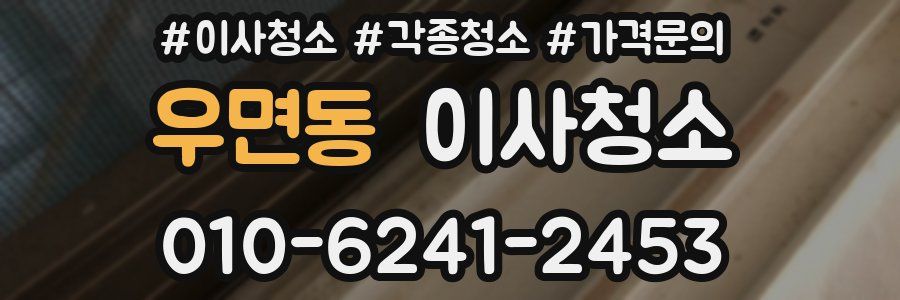 우면동 이사청소