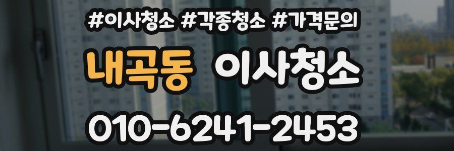 내곡동 이사청소