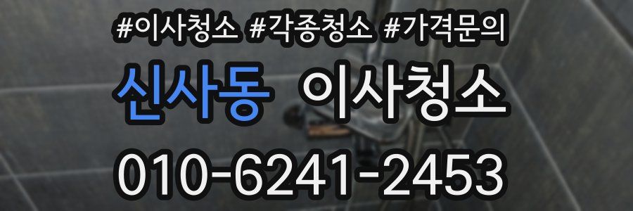 신사동 이사청소