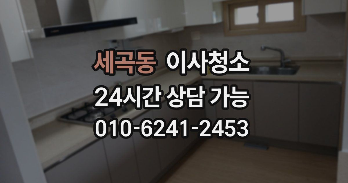 세곡동 입주청소