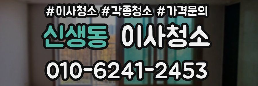 신생동 이사청소