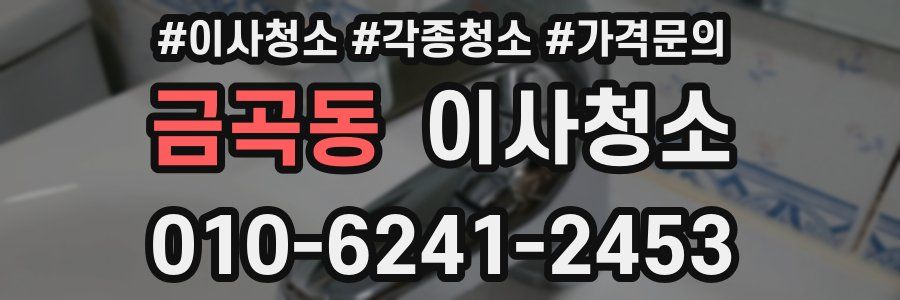 금곡동 이사청소