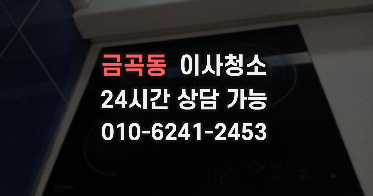 금곡동 입주청소