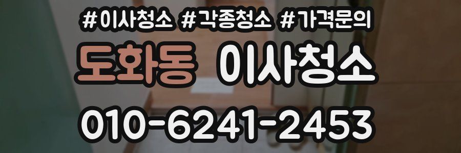 도화동 이사청소