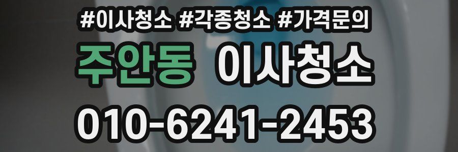 주안동 이사청소