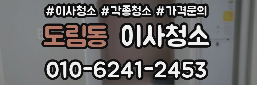 도림동 이사청소