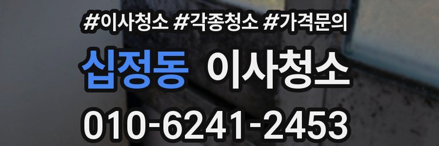 십정동 이사청소