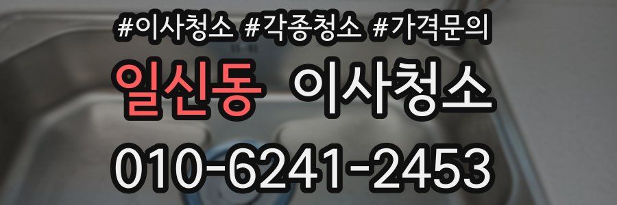 일신동 이사청소