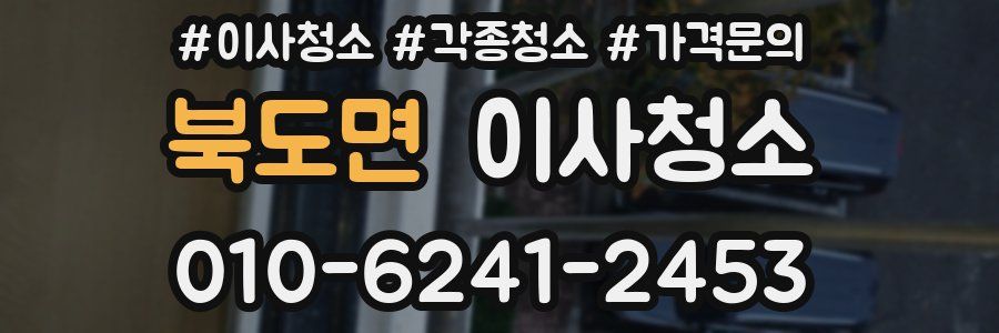 북도면 이사청소