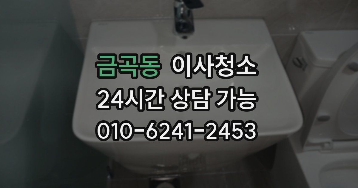 금곡동 입주청소