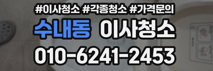 수내동 이사청소